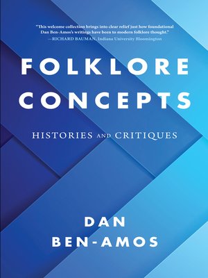 cover image of Folklore Concepts